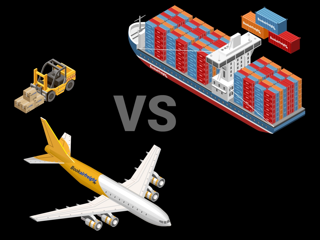 Air Freight 空派 vs Sea Freight 海派 Comparison